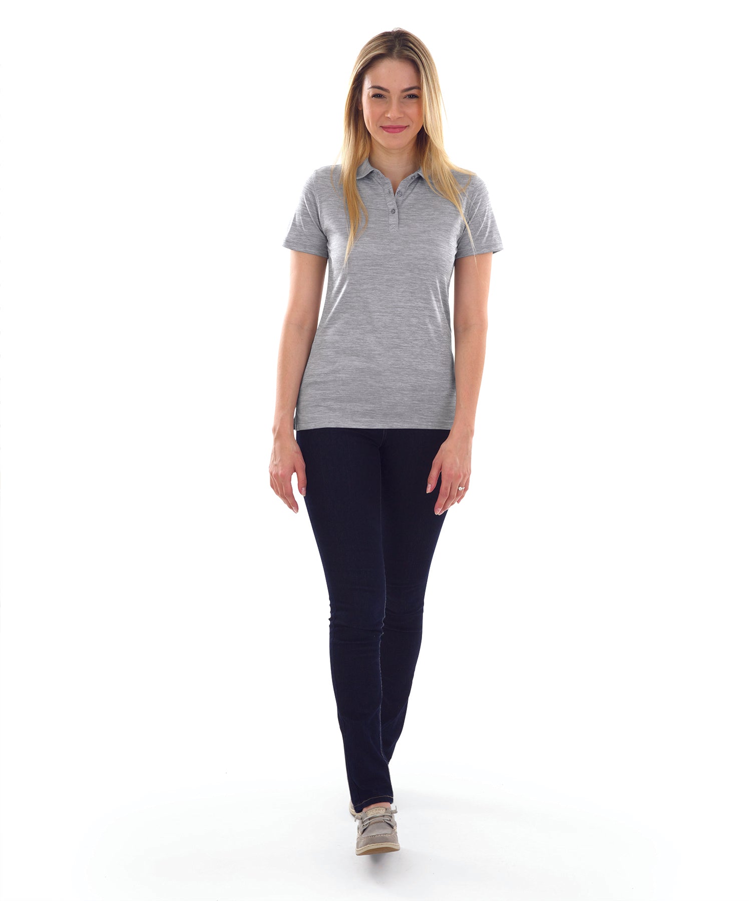 Charles River Women's Space Dye Performance Polo Womens Apparel Shirts & Tops