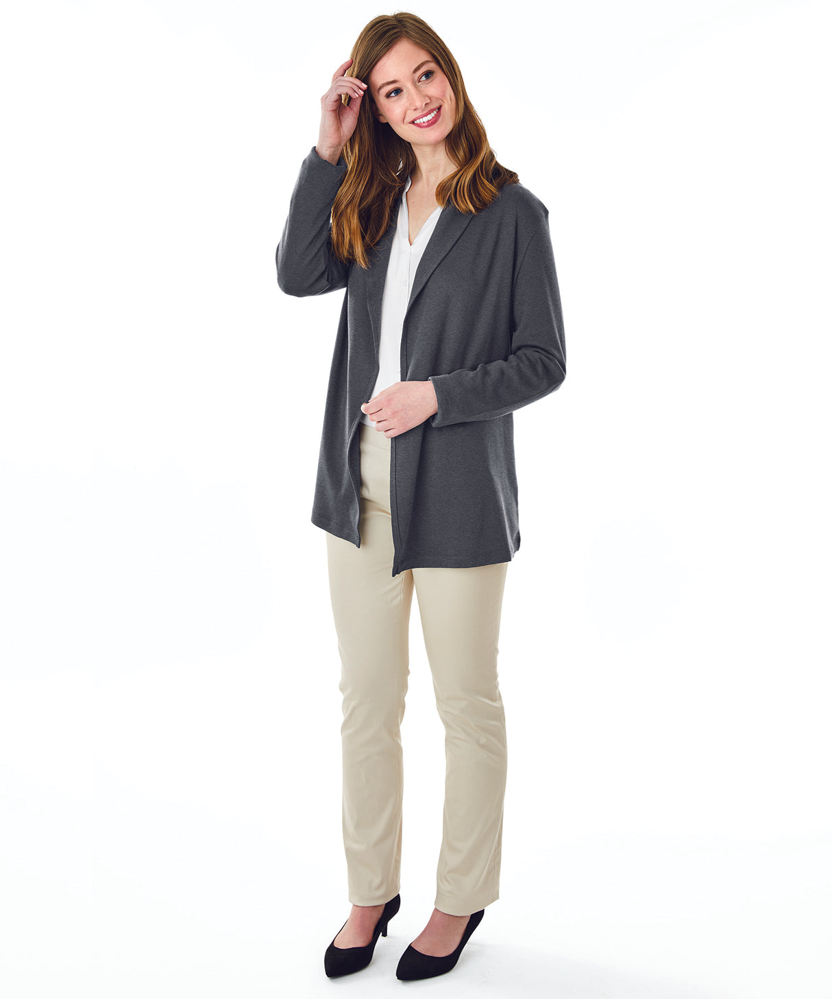 Charles River Women's Cardigan Wrap Womens Apparel Sweatshirts & Fleece