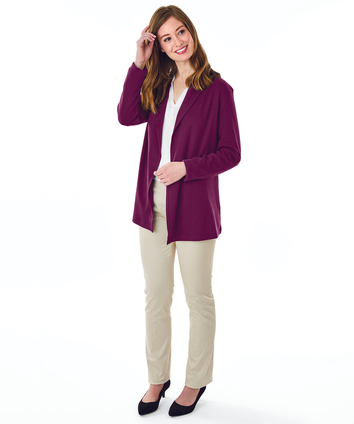 Charles River Women's Cardigan Wrap Womens Apparel Sweatshirts & Fleece