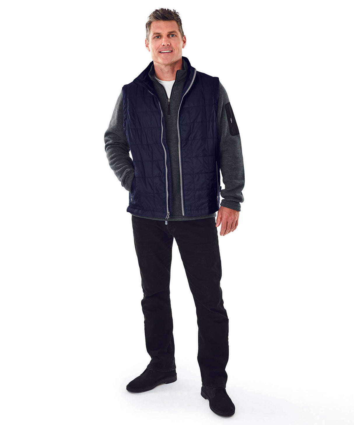 Charles River Men's Radius Quilted Vest Mens Apparel Jackets & Vests
