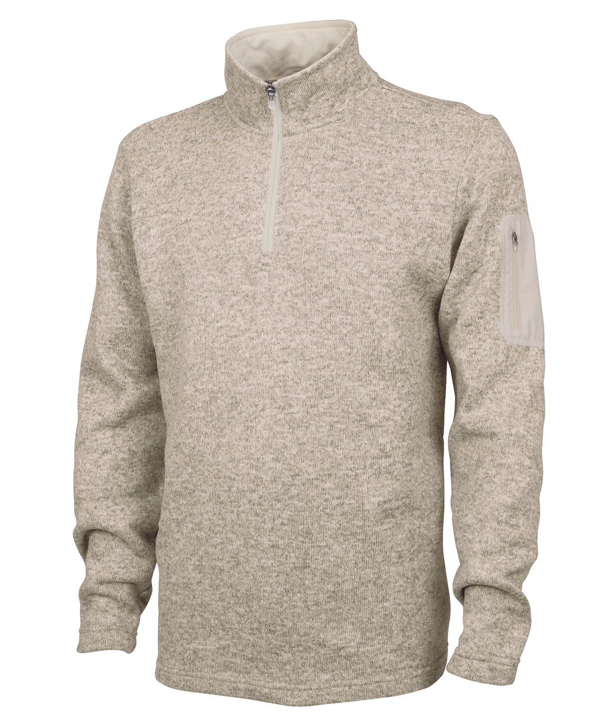 Charles River Men's Heathered Fleece Pullover Mens Apparel Sweatshirts & Fleece