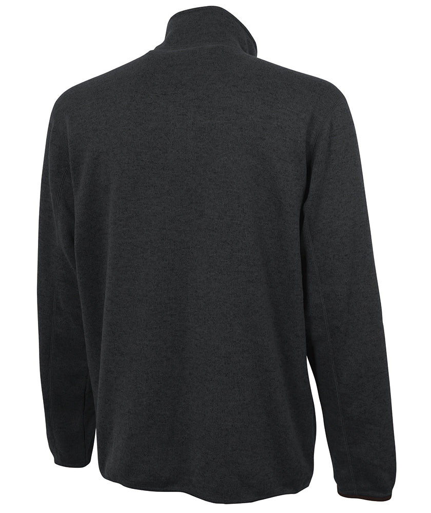 Charles River Men's Heathered Fleece Jacket Mens Apparel Sweatshirts & Fleece