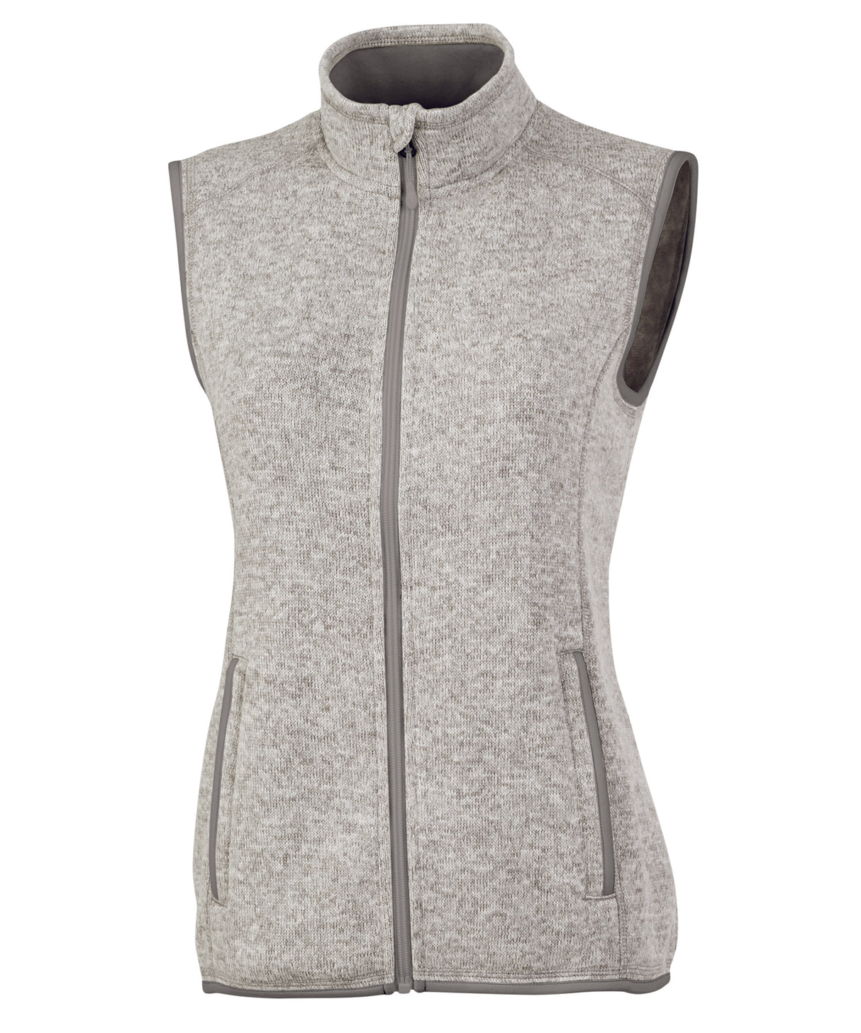 Charles River Women's Pacific Heathered Vest Womens Apparel Jackets & Vests