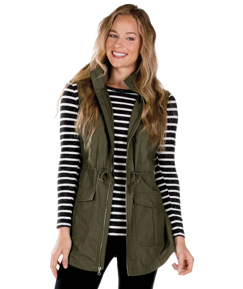 Charles River Women's Bristol Utility Vest Womens Apparel Jackets & Vests