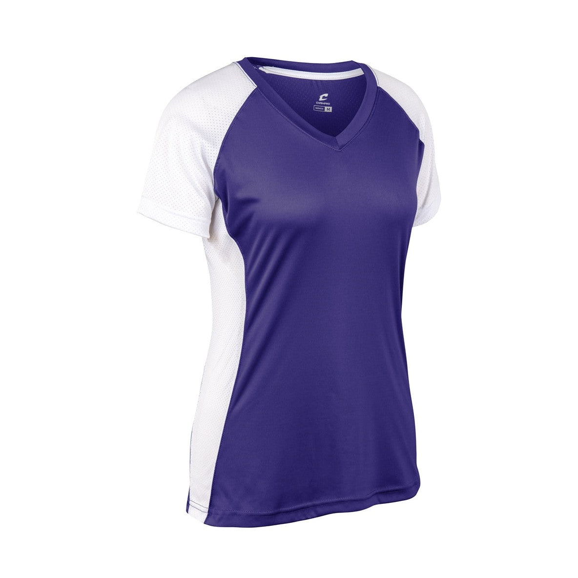 Champro Girl's Infinite V-Neck Short Sleeve Softball Jersey-1