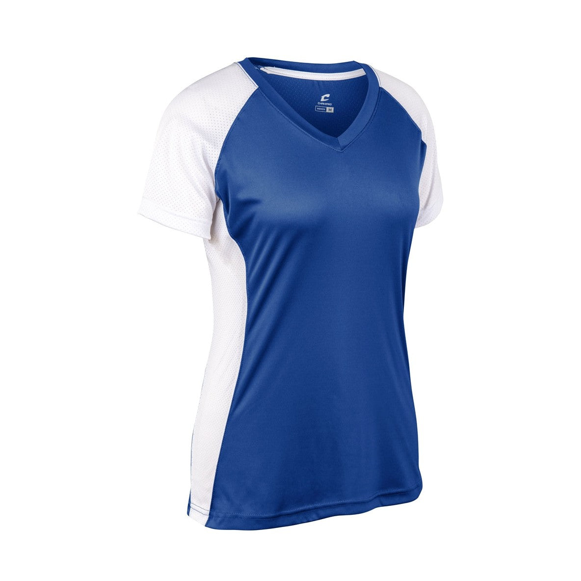 Champro Girl's Infinite V-Neck Short Sleeve Softball Jersey-1