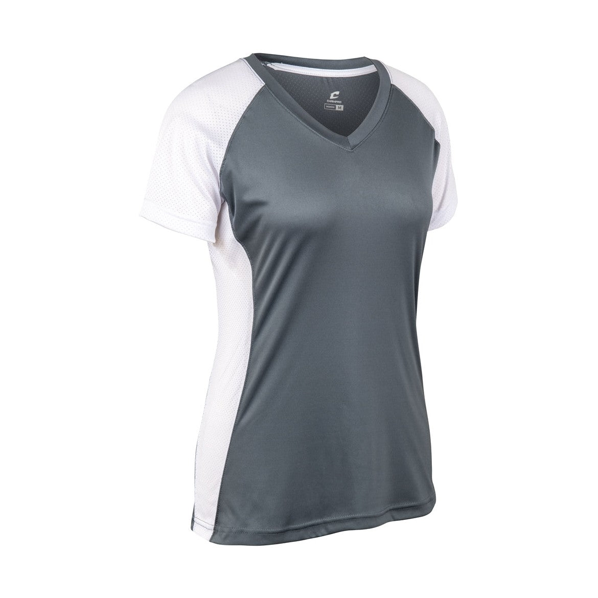 Champro Girl's Infinite V-Neck Short Sleeve Softball Jersey-1