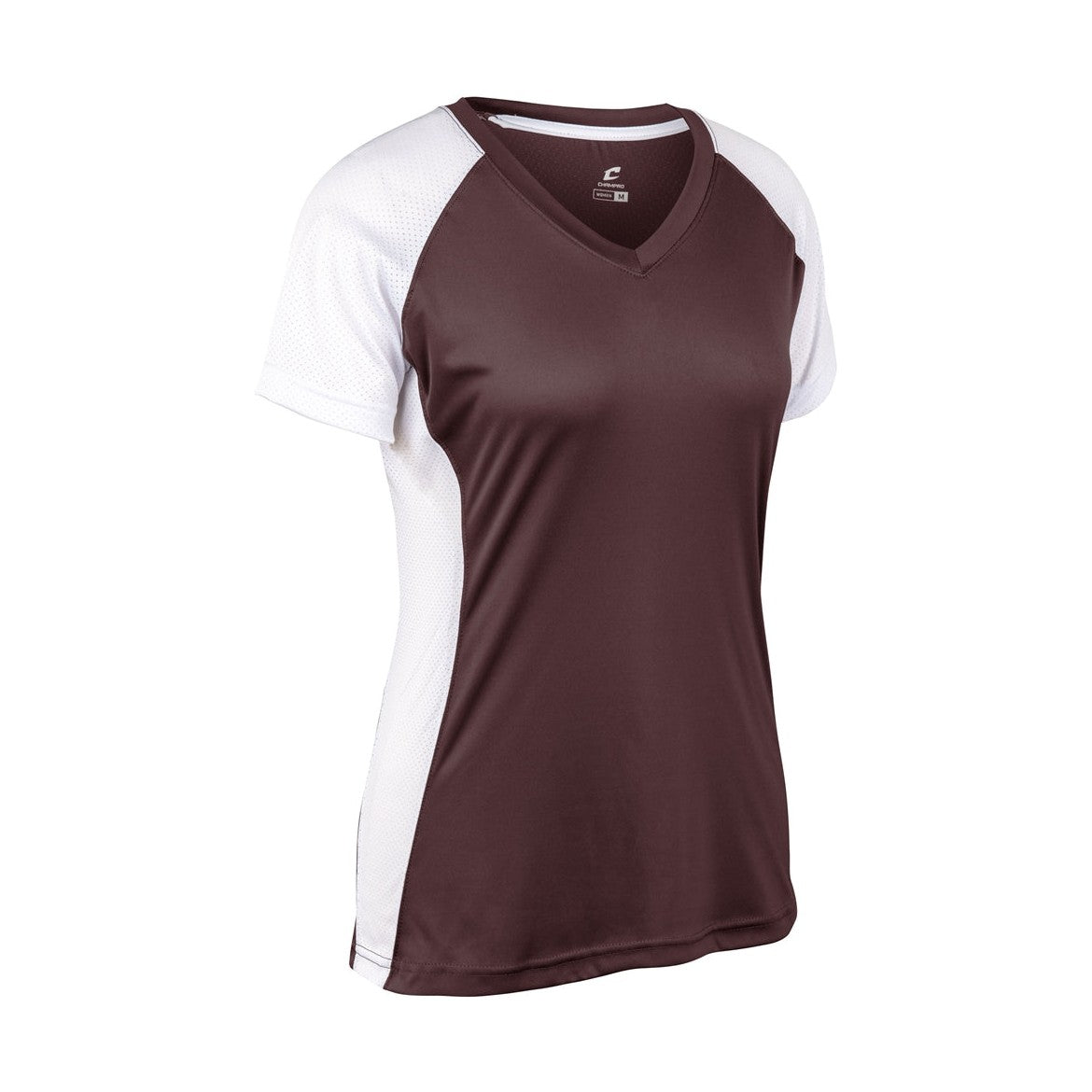 Champro Girl's Infinite V-Neck Short Sleeve Softball Jersey-1