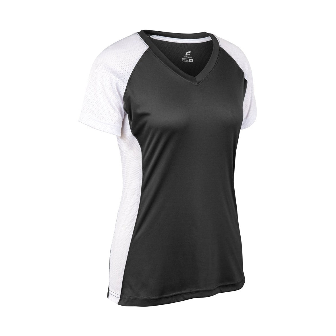 Champro Girl's Infinite V-Neck Short Sleeve Softball Jersey-1