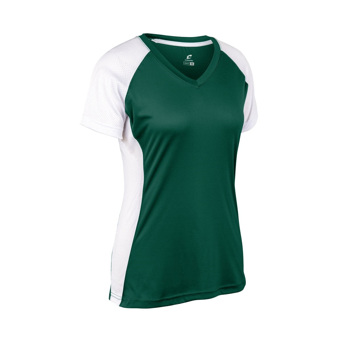 Champro Girl's Infinite V-Neck Short Sleeve Softball Jersey-1