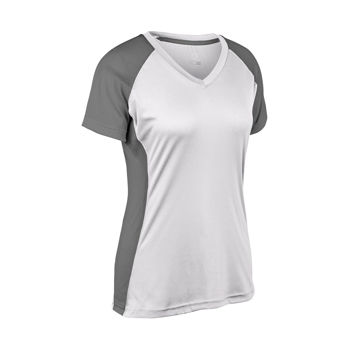 Champro Girl's Infinite V-Neck Short Sleeve Softball Jersey-1