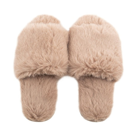 Lemon Women's Waterfront Solid Faux Fur Slide Slippers Womens Footwear Sandals & Slides