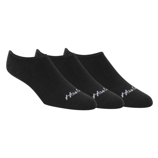 Hurley Women's 3 Pack Non Terry No Show Liner Unisex Accessories Socks