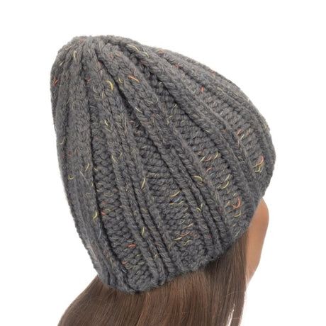 Lemon Women's Speckled Chucky Ribbed Beanie Unisex Accessories Hats & Caps