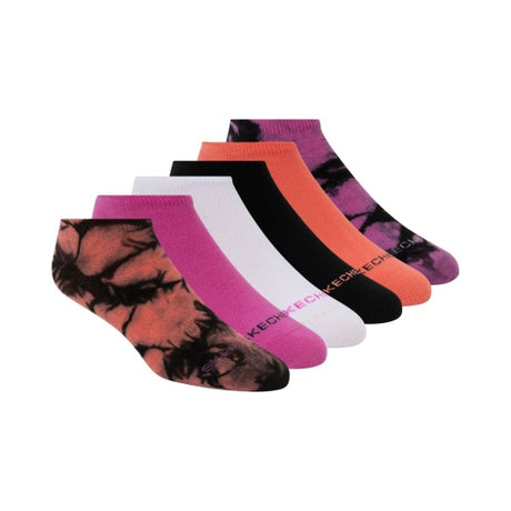 Skechers Women's 6 Pack Non Terry No Show Socks Unisex Accessories Socks