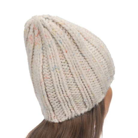 Lemon Women's Speckled Chucky Ribbed Beanie Unisex Accessories Hats & Caps