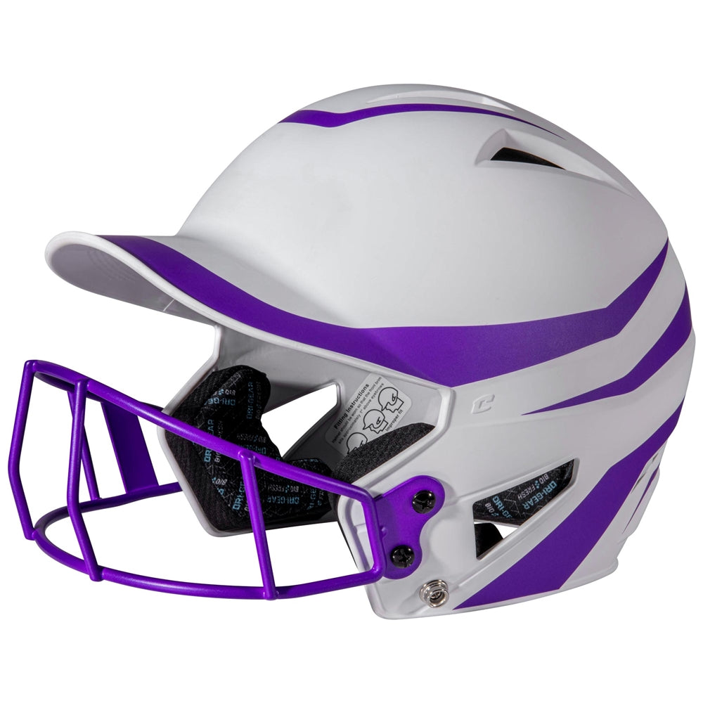 Champro Senior HX Rise Legend Batting Helmet with Facemask Softball Batting Helmets All