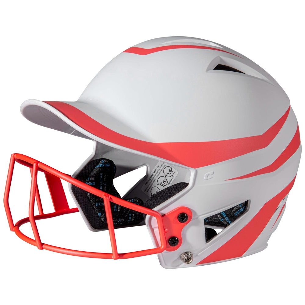 Champro Junior HX Rise Legend Batting Helmet with Facemask Softball Batting Helmets All