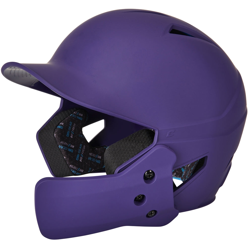 Champro Junior HX Gamer Plus Baseball Helmet with Flap Matte Finish Baseball Batting Helmets All