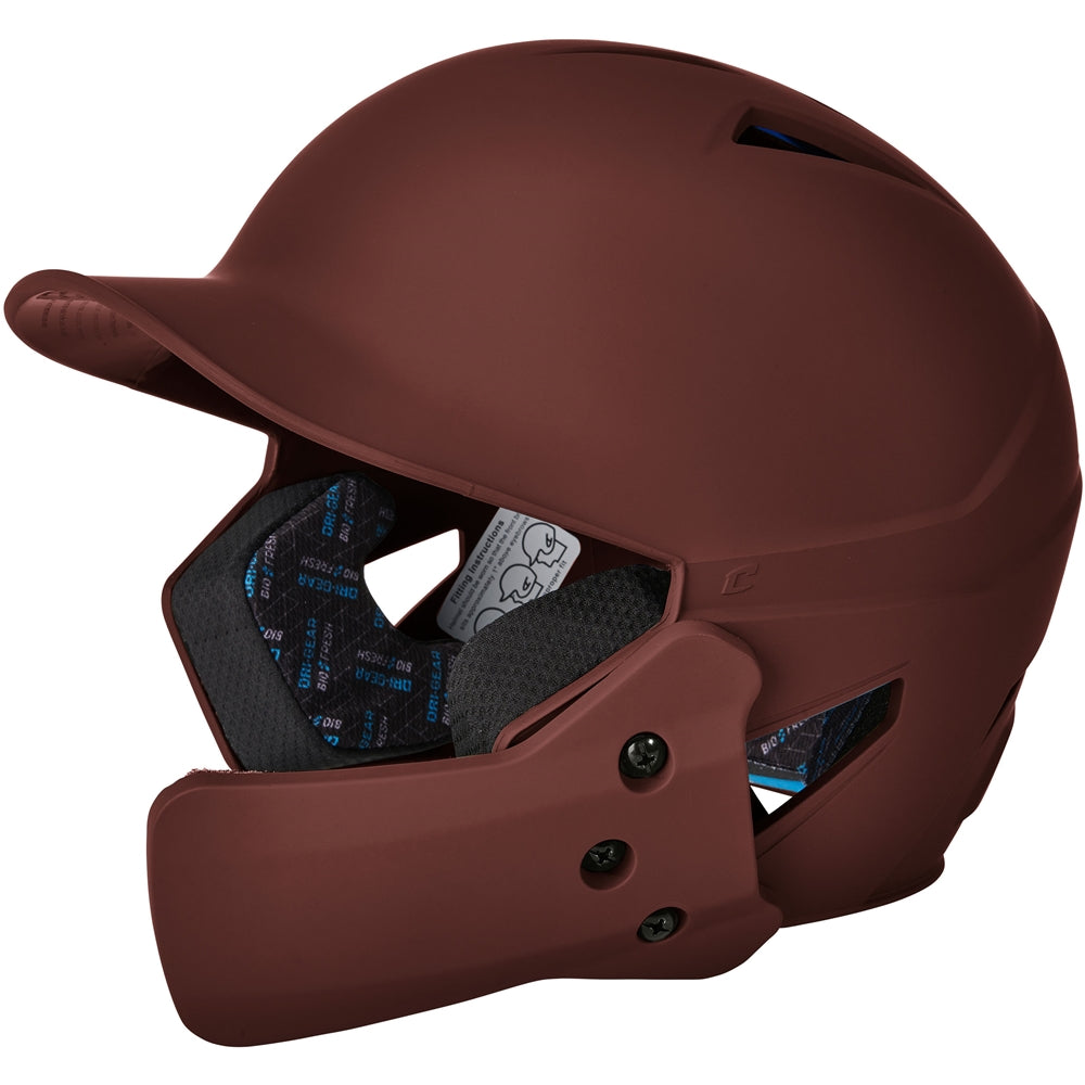 Champro Junior HX Gamer Plus Baseball Helmet with Flap Matte Finish Baseball Batting Helmets All