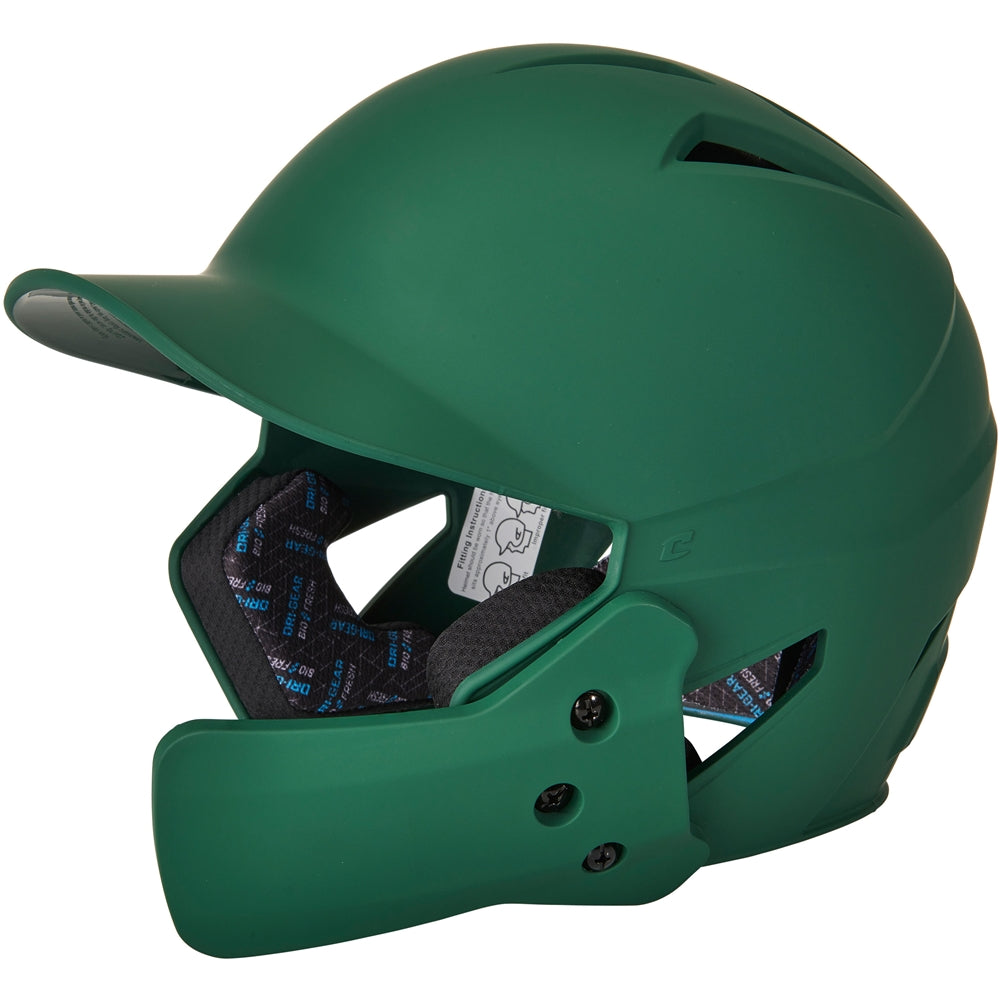 Champro Junior HX Gamer Plus Baseball Helmet with Flap Matte Finish Baseball Batting Helmets All