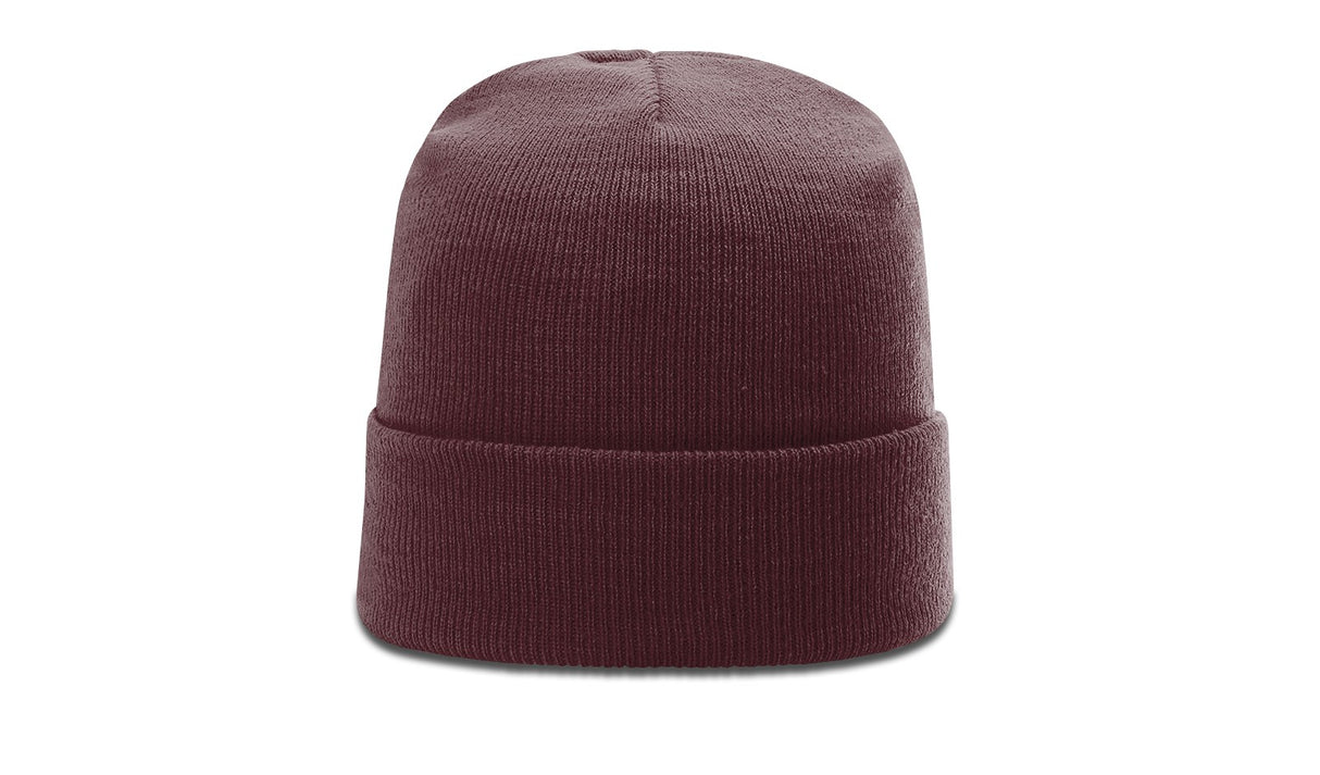 Richardson Solid Beanie with Cuff Unisex Accessories Hats & Caps