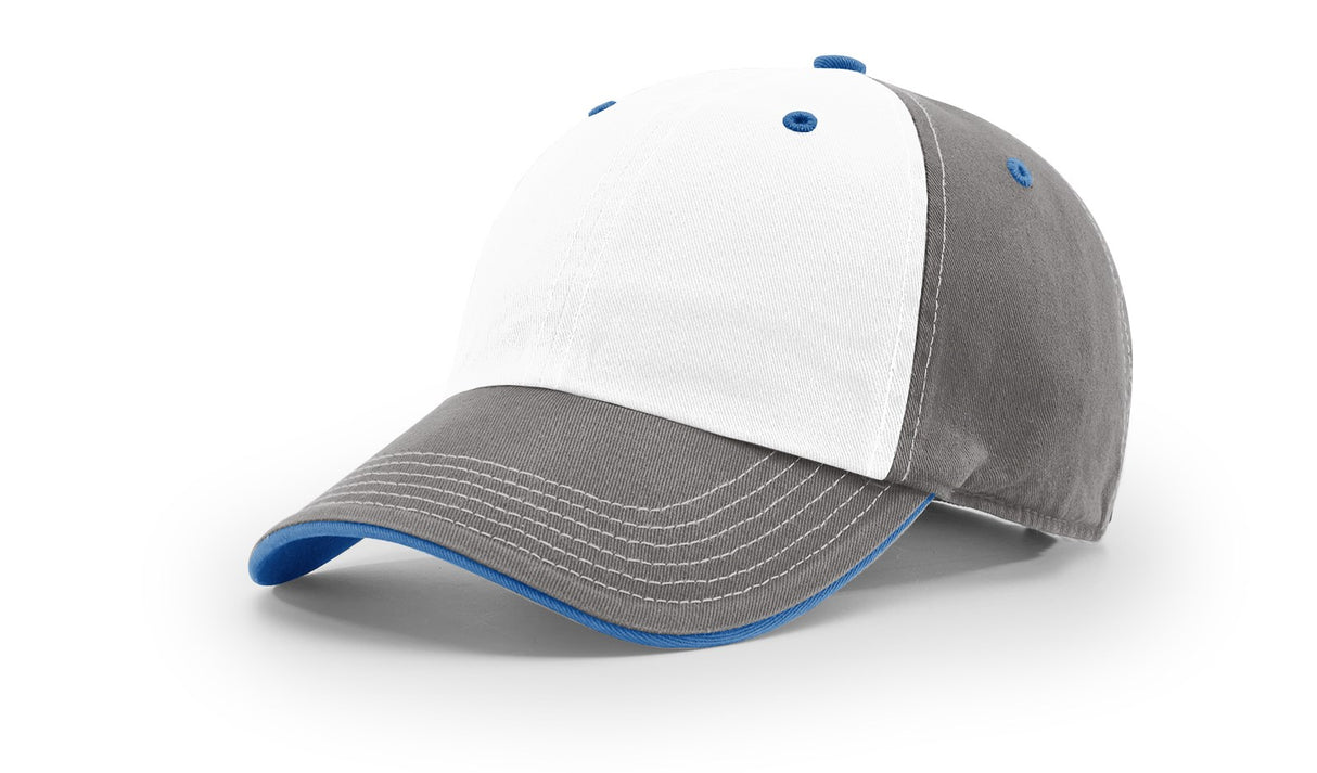 Richardson Washed Chino Charcoal Hat Unisex Accessories Hats & Caps