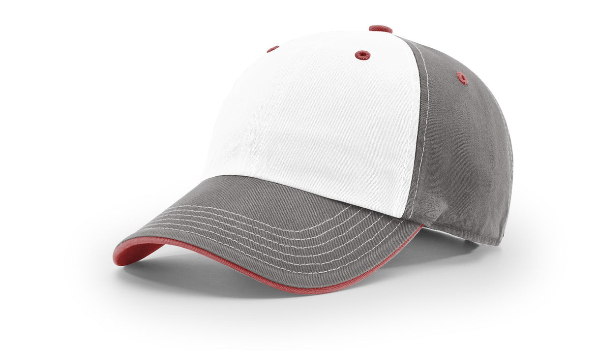 Richardson Washed Chino Charcoal Hat Unisex Accessories Hats & Caps