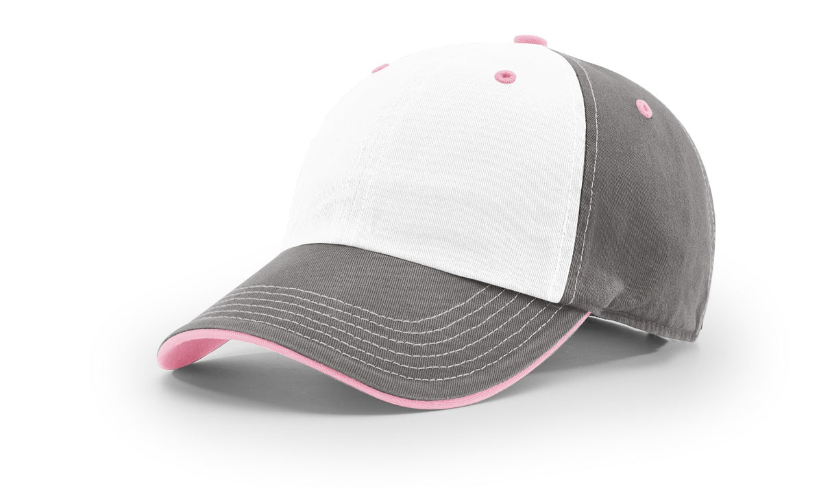 Richardson Washed Chino Charcoal Hat Unisex Accessories Hats & Caps