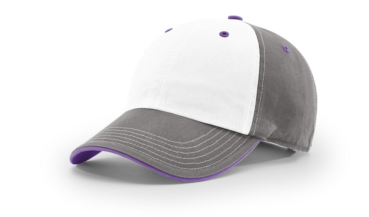 Richardson Washed Chino Charcoal Hat Unisex Accessories Hats & Caps