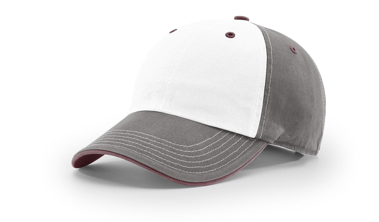 Richardson Washed Chino Charcoal Hat Unisex Accessories Hats & Caps