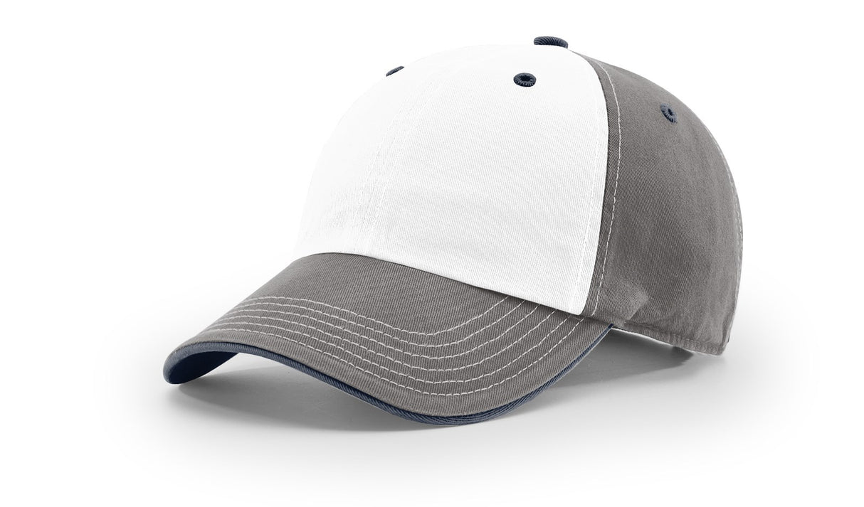 Richardson Washed Chino Charcoal Hat Unisex Accessories Hats & Caps