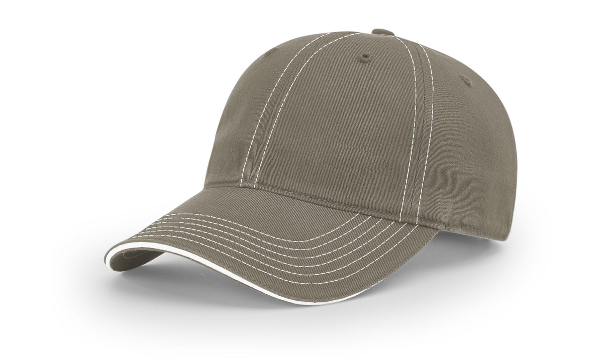 Richardson Washed Chino Sandwich Visor Hat Unisex Accessories Hats & Caps