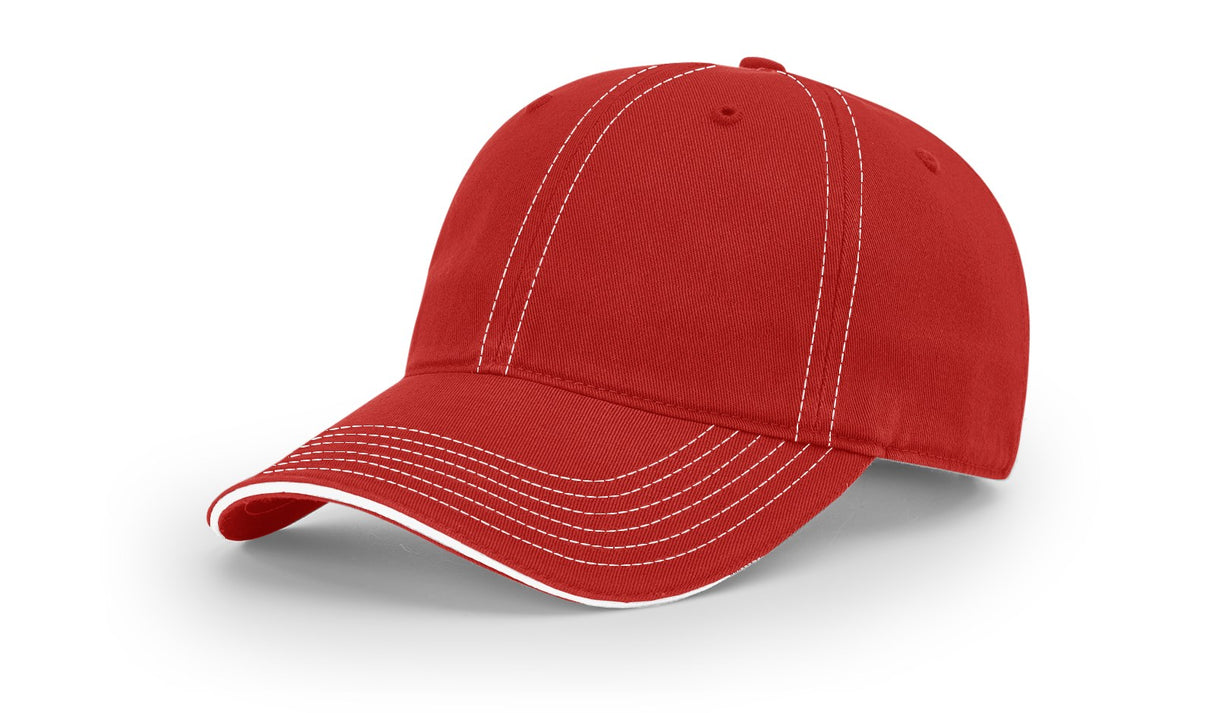 Richardson Washed Chino Sandwich Visor Hat Unisex Accessories Hats & Caps