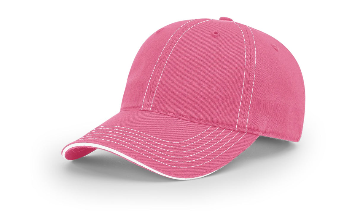 Richardson Washed Chino Sandwich Visor Hat Unisex Accessories Hats & Caps