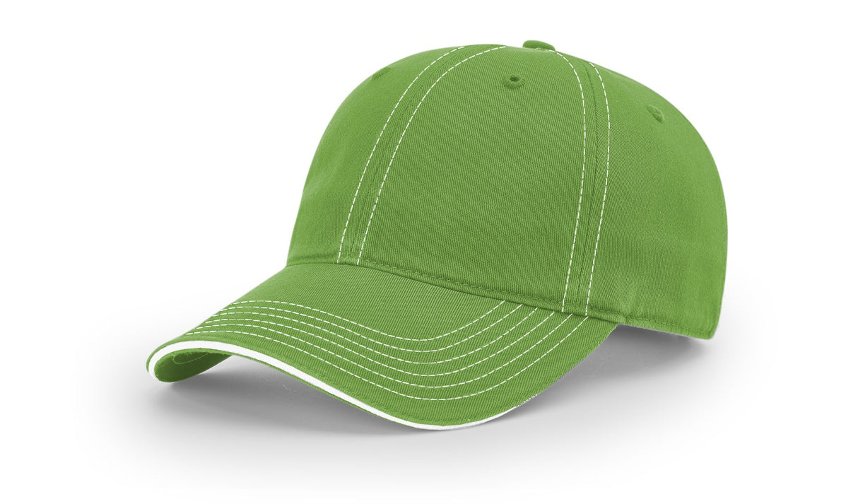 Richardson Washed Chino Sandwich Visor Hat Unisex Accessories Hats & Caps