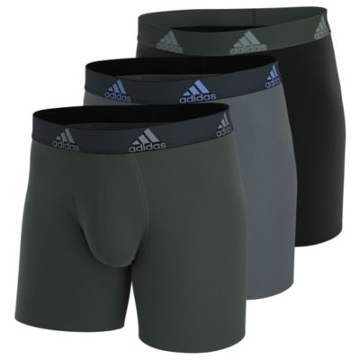 adidas Men's Performance 3-Pack Boxer Brief Mens Apparel Underwear