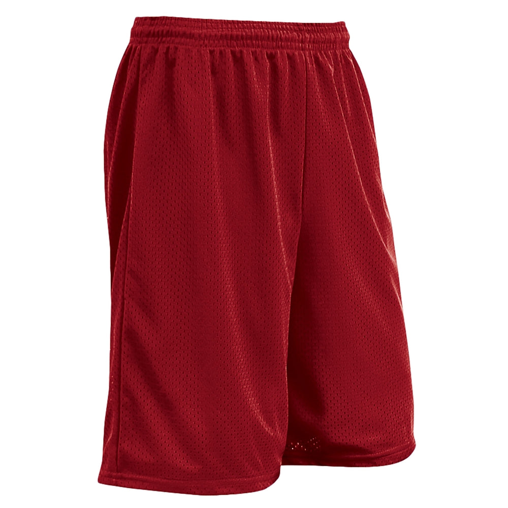 Champro Men's Polyester 9" Inseam Tricot Basketball Shorts with Liner -1