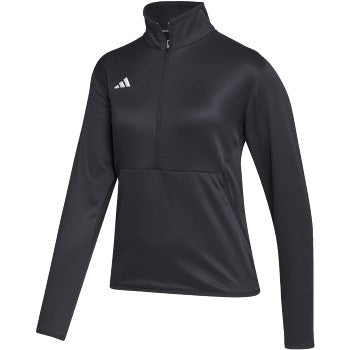 adidas Women's Sideline Knit 1/4 Zip Jacket Womens Apparel Sweatshirts & Fleece
