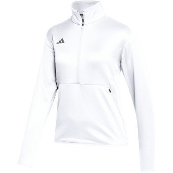 adidas Women's Sideline Knit 1/4 Zip Jacket Womens Apparel Sweatshirts & Fleece