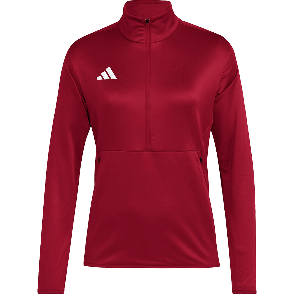adidas Women's Sideline Knit 1/4 Zip Jacket Womens Apparel Sweatshirts & Fleece