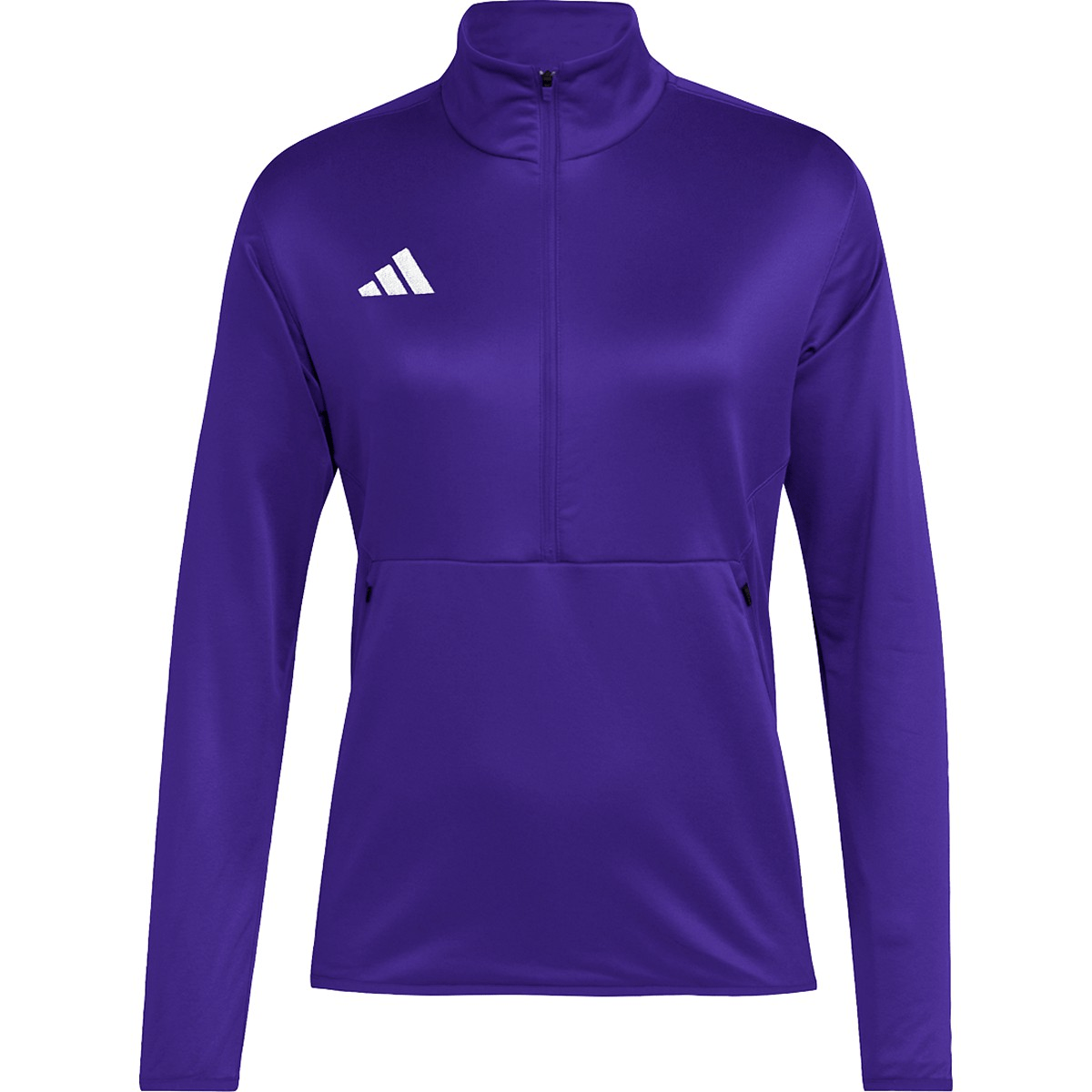 adidas Women's Sideline Knit 1/4 Zip Jacket Womens Apparel Sweatshirts & Fleece