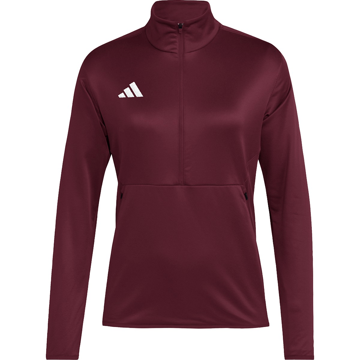 adidas Women's Sideline Knit 1/4 Zip Jacket Womens Apparel Sweatshirts & Fleece