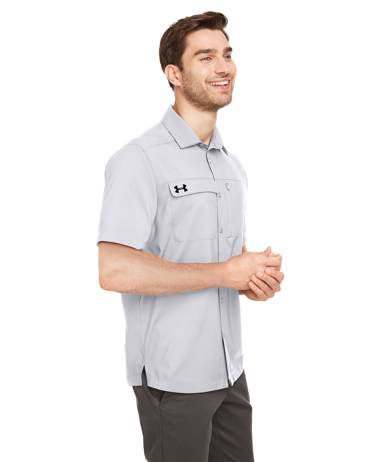 Under Armour Men's Motivate Coach Woven Shirt-2