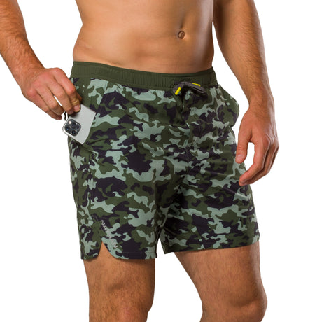 Nathan Men's Printed Essential 7" Shorts Mens Apparel Shorts