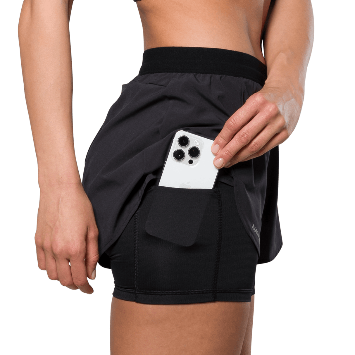 Nathan Sports Women's 3.0 Front Runner Shorts Womens Apparel Shorts