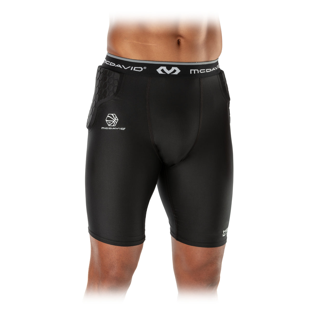 McDavid Men's HEX Basketball Short with Hip & Tailbone Pads Basketball Shorts Adult