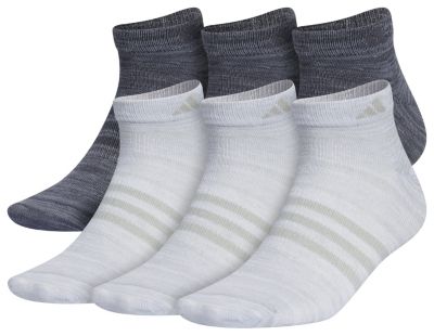 adidas Men's Superlite II 6-Pack Low Cut Socks Unisex Accessories Socks