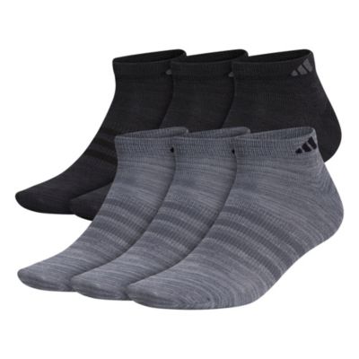 adidas Men's Superlite II 6-Pack Low Cut Socks Unisex Accessories Socks