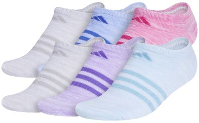 adidas Women's Superlite 6-Pack No Show Socks Unisex Accessories Socks